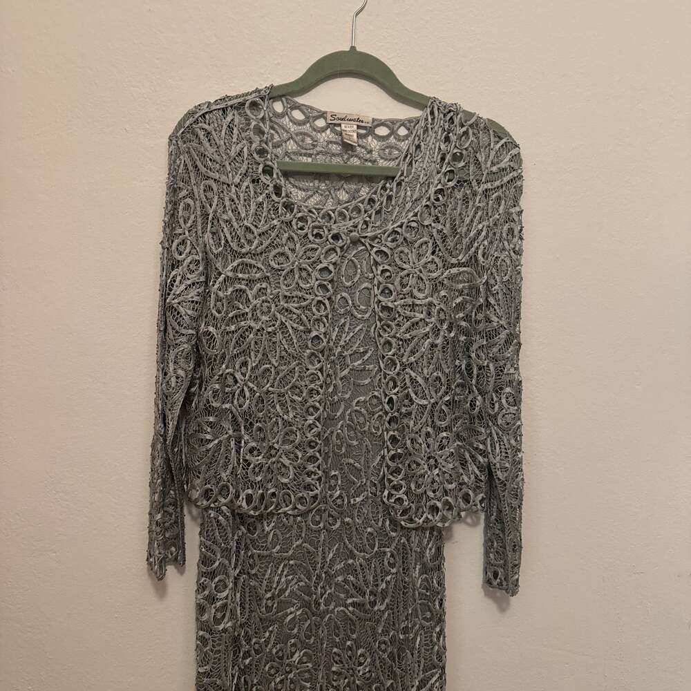 Soulmates Lace and Sequin Dress - L